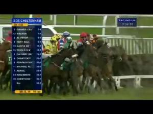 Video preview image for Cheltenham 14:35 - Paddy Power Gold Cup Chase (Grade 3 Handicap)
