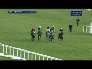Video preview image for Newbury 12:50 - Thoroughbred Breeders' Association Mares' Novices' Hurdle (Listed)