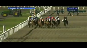 Video preview image for Kempton Park 18:50 - Book W.H.W.F. Tickets On 0844 579 3008 Handicap (Div 1)
