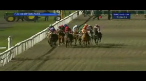 Video preview image for Kempton Park 19:20 - Book W.H.W.F. Tickets On 0844 579 3008 Handicap (Div 2)