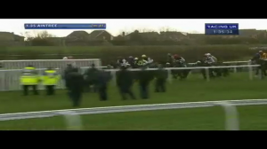 Video preview image for Aintree 13:35 - Betfred 'Bonus King Bingo' Novices' Handicap Hurdle