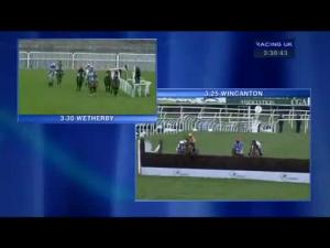 Video preview image for Wetherby 15:30 - Visit betfair.com/racingoffers Handicap Hurdle