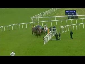 Video preview image for Newbury 15:15 - Betfred Goals Galore Handicap Hurdle