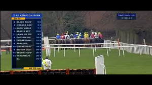 Video preview image for Kempton Park 14:40 - William Hill Lanzarote Hurdle (Listed Handicap)