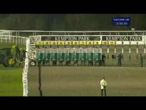 Video preview image for Kempton Park 17:35 - Get The BetVictor App Median Auction Maiden Stakes