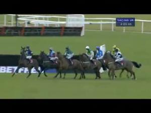 Video preview image for Haydock Park 16:05 - Betfred Treble Odds On Lucky 15's Novices' Handicap Chase