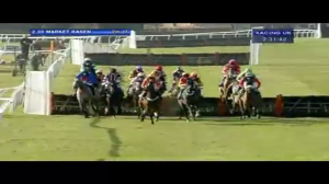 Video preview image for Market Rasen 14:30 - Calverts Carpets York Handicap Hurdle