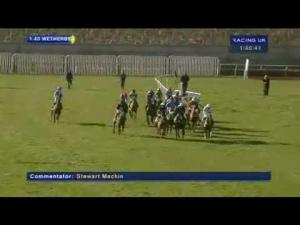Video preview image for Wetherby 13:40 - Watch Racing UK On Sky 432 Conditional Jockeys' Handicap Hurdle