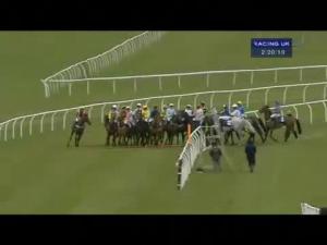 Video preview image for Newbury 14:20 - Physicool 'National Hunt' Novices' Hurdle (In Aid Of West Berkshire Mencap)