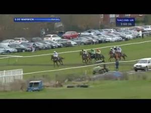 Video preview image for Warwick 15:00 - Racing UK Novices' Hurdle