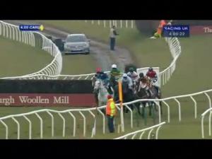 Video preview image for Carlisle 16:00 - Happy St Patricks Day Handicap Chase (Sunday 5K Bonus Race)