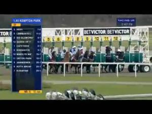 Video preview image for Kempton Park 13:45 - Mike The Knight Here 13.04.13 Maiden Fillies' Stakes
