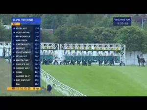Video preview image for Thirsk 21:20 - Racing UK Your Racing Home From Home Handicap