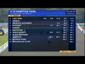 Video preview image for Kempton Park 18:15 - ruckuswireless.com Nursery