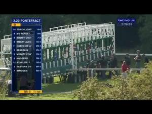 Video preview image for Pontefract 14:20 - British Stallion Studs E.B.F. Strawberry Hill Maiden Stakes