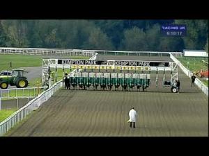 Video preview image for Kempton Park 18:10 - Book Now For Jump Racing 20.10.13 Maiden Auction Stakes