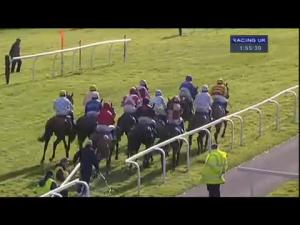 Video preview image for Exeter 13:50 - Bathwick Tyres & Festival Racing Supports Racing 'National Hunt' Novices' Hurdle