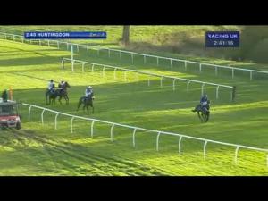 Video preview image for Huntingdon 14:40 - Weatherbys and Northampton Town Football Club Novices' Limited Handicap Chase