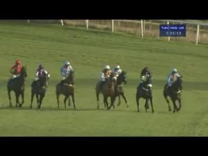 Video preview image for Market Rasen 13:20 - Emerald Green Feeds Novices' Limited Handicap Chase