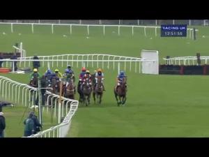 Video preview image for Sandown Park 12:50 - 'Hutch' Anniversary Anne Boleyn Mares' Handicap Hurdle