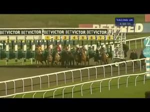 Video preview image for Kempton Park 16:50 - BetVictor Non-Runner Free Bet Cheltenham 2014 Median Auction Maiden Stakes