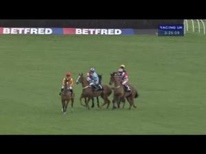 Video preview image for Newbury 15:25 - Betfred Call Us On 0800 221221 Introductory Hurdle