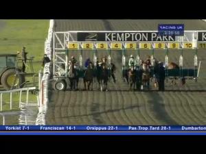 Video preview image for Kempton Park 15:20 - Visit and Dine In The Panoramic Maiden Fillies' Stakes
