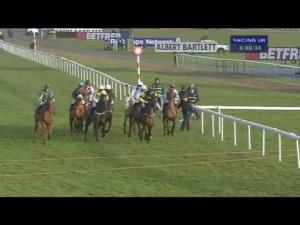 Video preview image for Haydock Park 16:05 - Albert Bartlett Novices' Hurdle (Registered As The Prestige Novices' Hurdle) (Grade 2)