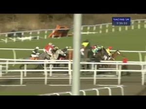 Video preview image for Kempton Park 15:35 - Kempton Park Chase Day 22.02.14 'Jumpers' Bumper' NH Flat Race (Div 1)