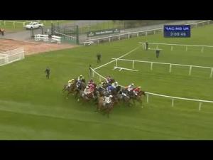 Video preview image for Aintree 14:00 - Injured Jockeys Fund 50th Anniversary 4-y-o Juvenile Hurdle (Grade 1)