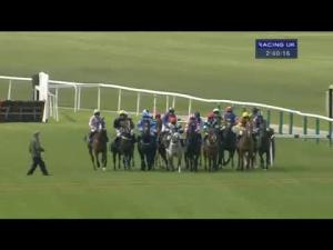 Video preview image for Haydock Park 14:40 - 3 Million Totescoop6 Today Handicap Hurdle (Jockey Club Grassroots Hurdle Series Final)