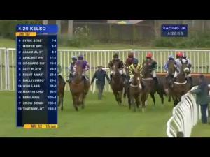 Video preview image for Kelso 16:20 - Royal Caledonian Hunt Novices' Hurdle (In Association With Weatherbys Bank)