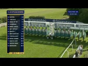 Video preview image for Epsom Downs 17:20 - Investec Asset Management Handicap