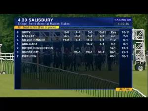 Video preview image for Salisbury 16:30 - Bridget Swire Memorial Maiden Stakes