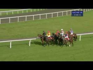 Video preview image for Kempton Park 14:45 - William Hill - In The App Store Novices' Limited Handicap Chase