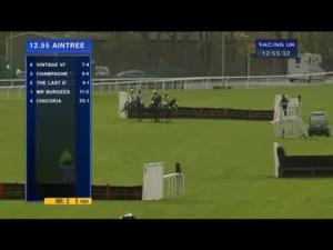Video preview image for Aintree 12:55 - EBF Stallions 'National Hunt' Novices' Hurdle (Qualifier)