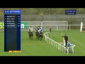 Video preview image for Wetherby 14:05 - olbg.com Mares' Hurdle (Listed)