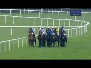 Video preview image for Sandown Park 15:05 - share.com : More People Enjoying Straightforward Investing Handicap Hurdle