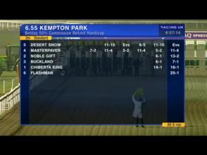 Video preview image for Kempton Park 18:55 - Betdaq 50% Commission Refund Handicap
