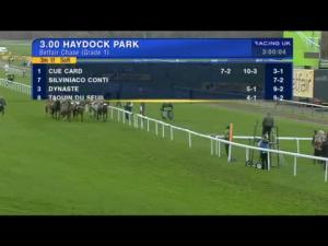 Video preview image for Haydock Park 15:00 - Betfair Chase (Registered As The Lancashire Chase) (Grade 1)