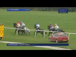 Video preview image for Wetherby 12:15 - Ijf Jack Berry House Conditional Jockeys' Claiming Hurdle