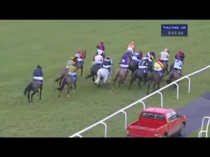 Video preview image for Exeter 15:50 - Come Racing On New Year's Day Amateur Riders' Handicap Hurdle