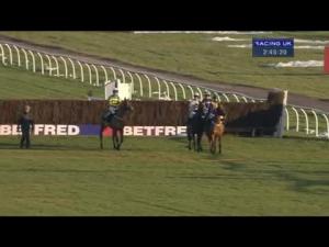 Video preview image for Newbury 14:45 - Betfred 'Racing's Biggest Supporter' Novices' Limited Handicap Chase (For The Hallowe'En Trophy)