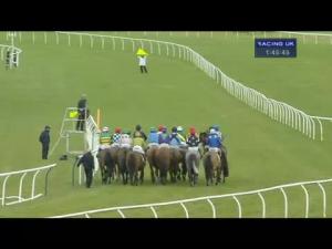 Video preview image for Newbury 13:45 - Betfair Supporting Greatwood Veterans' Handicap Hurdle