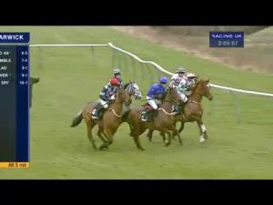 Video preview image for Warwick 14:05 - titanbet.co.uk Kingmaker Novices' Chase (Grade 2)