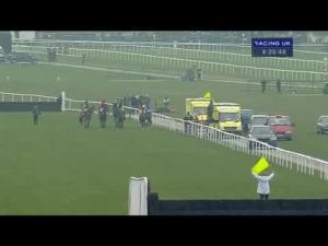Video preview image for Haydock Park 16:25 - Apollobet In Play Betting 'Fixed Brush' Novices' Hurdle