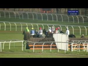 Video preview image for Newbury 15:45 - Oakley Coachbuilders Novices' Limited Handicap Chase (For The Brown Chamberlin Trophy)