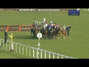 Video preview image for Newbury 16:20 - Carter Jonas Handicap Hurdle