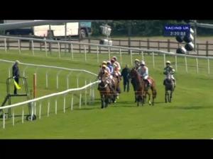 Video preview image for Kempton Park 14:20 - Cash Out On The Betdaq+ App 'National Hunt' Novices' Hurdle
