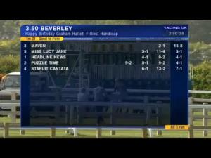 Video preview image for Beverley 15:50 - Happy Birthday Graham Hallett Fillies' Handicap